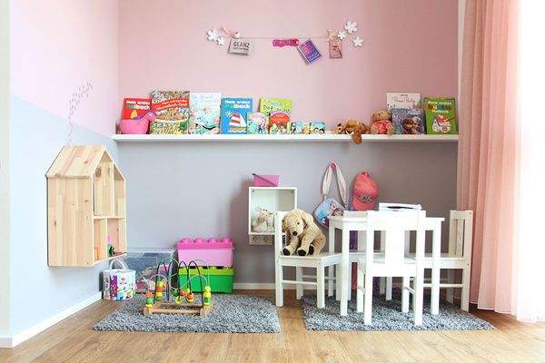 Beispiel Kinderzimmer - mit Spielecke für die kleine Prinzessin