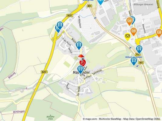 Geolyzer Kartenausschnitt