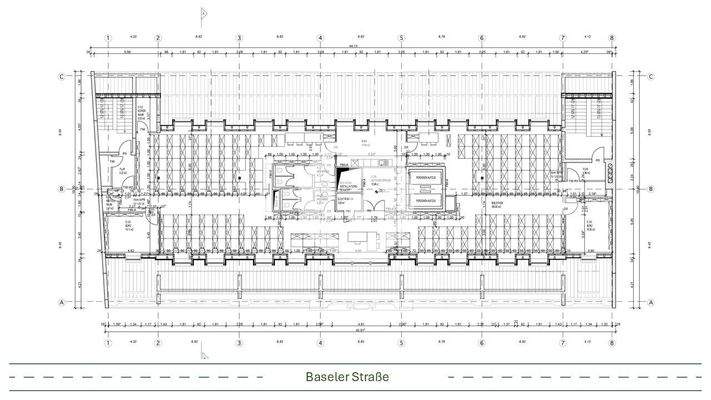 6. Obergeschoss mit ca. 433 m²