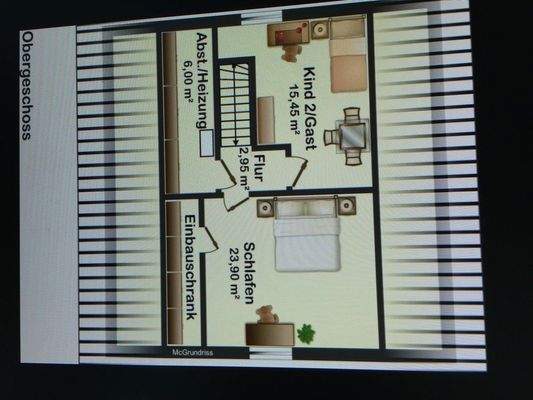 Grundriss Obergeschoss