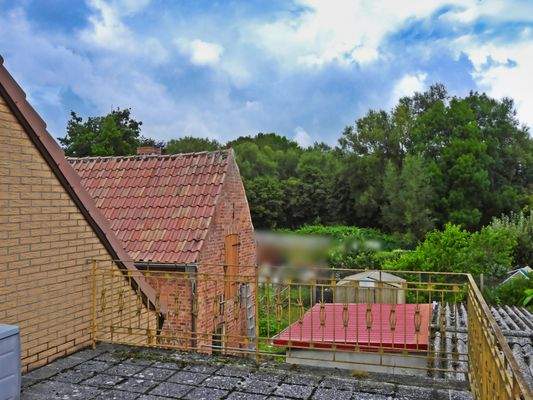 Blick über das Grundstück