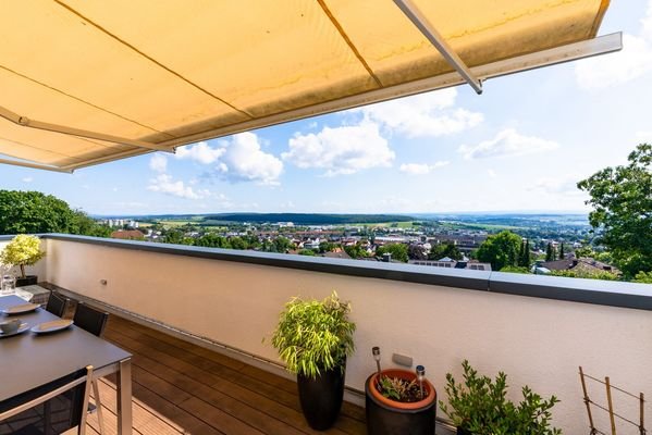 Terrasse mit Panoramablick