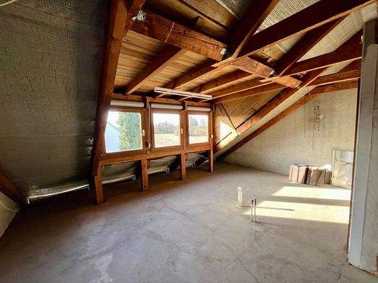 Ausbaubares Dachgeschoss