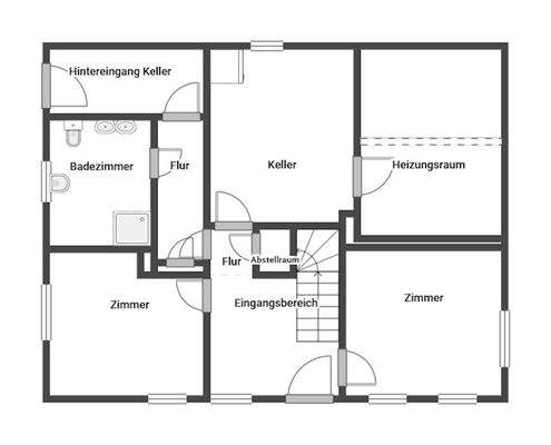 Grundriss Untergeschoss