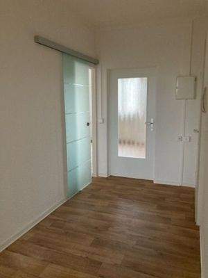 Glasschiebetür zur Küche