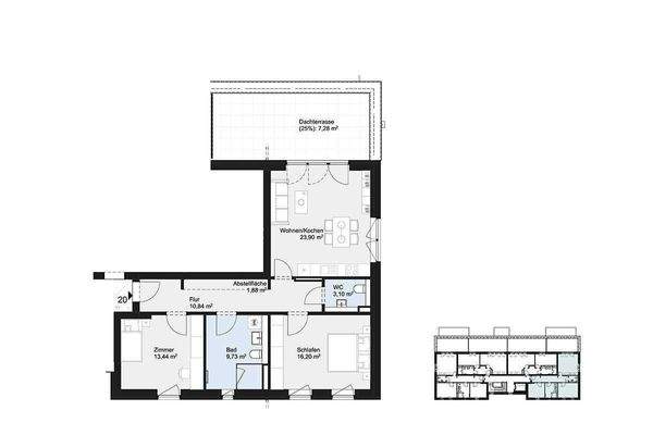 Grundriss Wohnung 20