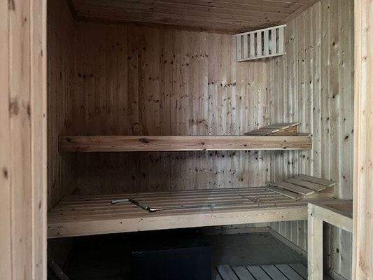 Sauna im Nebengebäude
