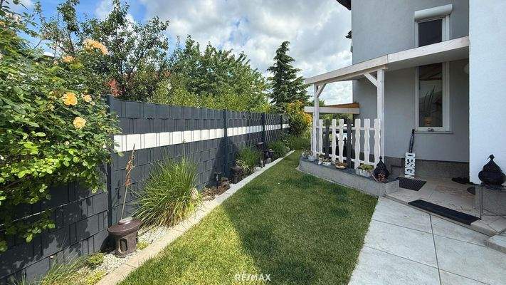 Vorgarten, Zugang Haus