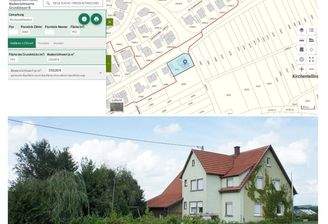 Richtwert und Hausansicht SW