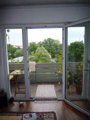 Balkon mit Blick auf den Maffeiplatz