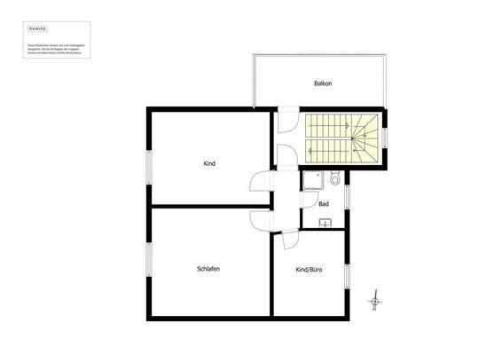 Grundriss - 1. Obergeschoss