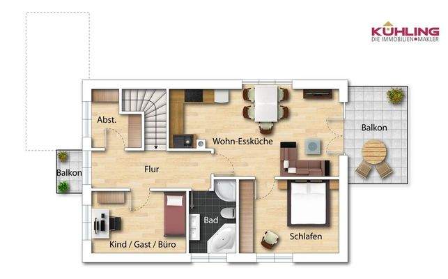 Grundriss OG - Abweichungen vorbehalten -