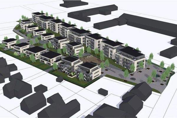 Visualisierung Wohnhäuser