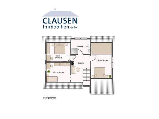 skizzierter Grundriss DG