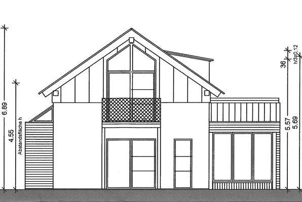 Ansicht/Schnitt West