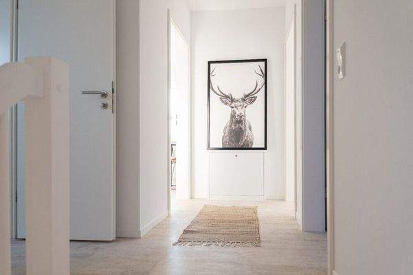 Langer Flur Hirschbild
