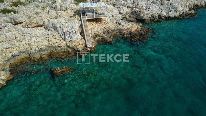 Luxury Seafront Villa with Private Pier in Kaş Kalkan