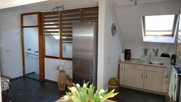 Eingang zur Dachgeschosswohnung