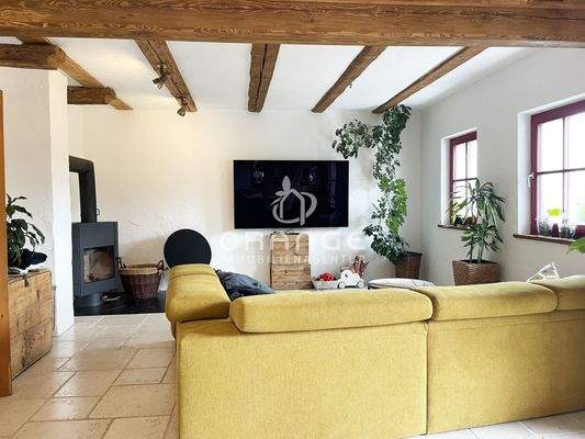 Ihr gemütlicher Wohnbereich, mit Schwedenofen