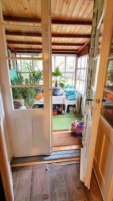 Ausgang Veranda