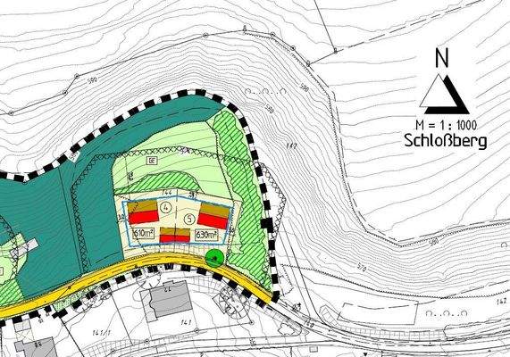 Ausschnitt Bebauungsplan