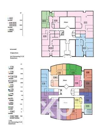 Raumaufteilung EG 1.OG