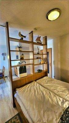 Schlafbereich offen zum Wohnz.