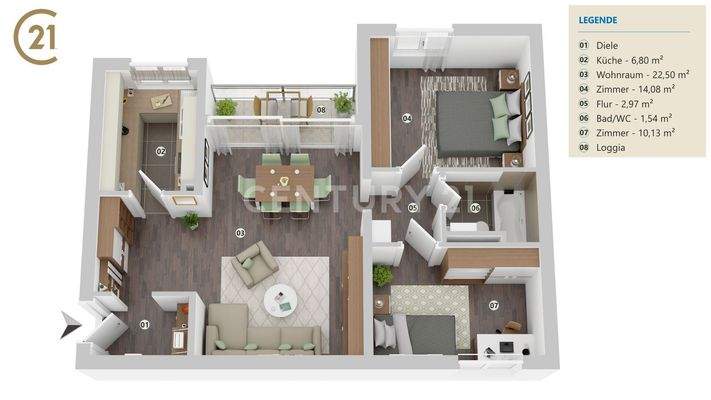 Visualisierung_Grundriss