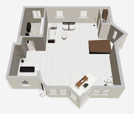 Grundriss Gewerbefläche