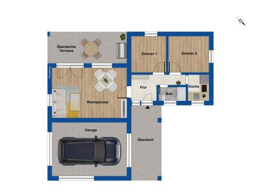 Grundriss Haus Erdgeschoss