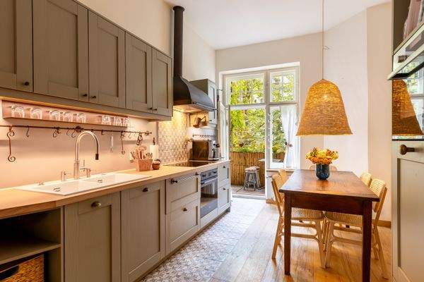 Stimmungsvolle Wohnküche