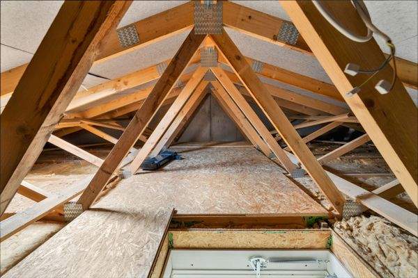 Vollisolierter Dachboden