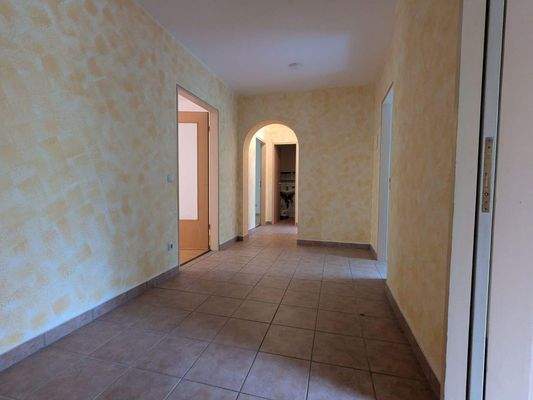 Blick durch die Eingangstür