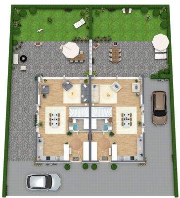 Erdgeschoss Beispiel - nicht maßstabgetreu