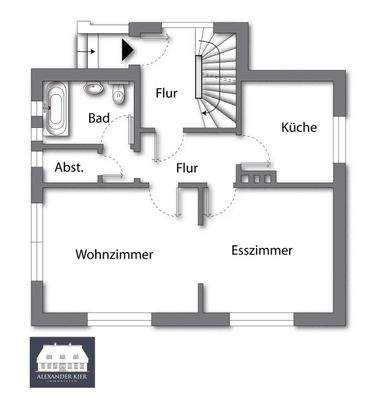 Grundriss Erdgeschoss