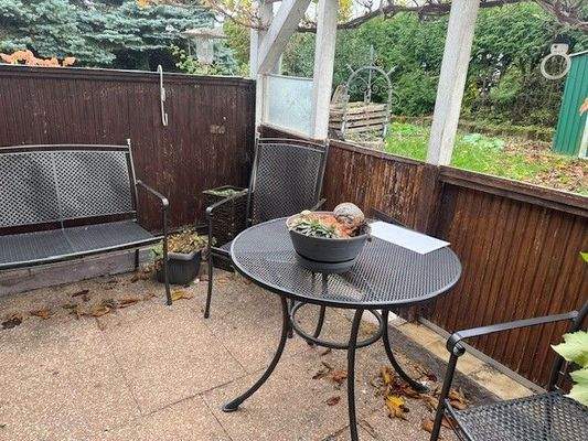 überdachte Terrasse