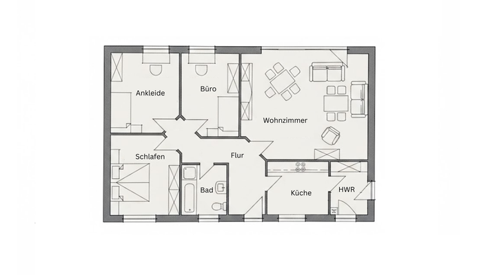 Grundriss Erdgeschoss