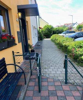Haus und Gartenzugang