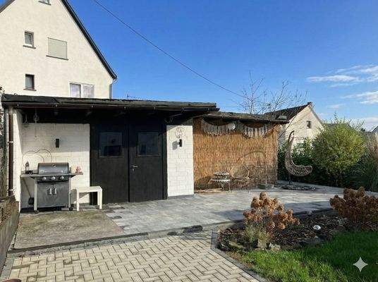 Ansicht Freisitz Gartenhaus