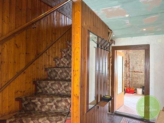 Der Eingangsbereich mit ...