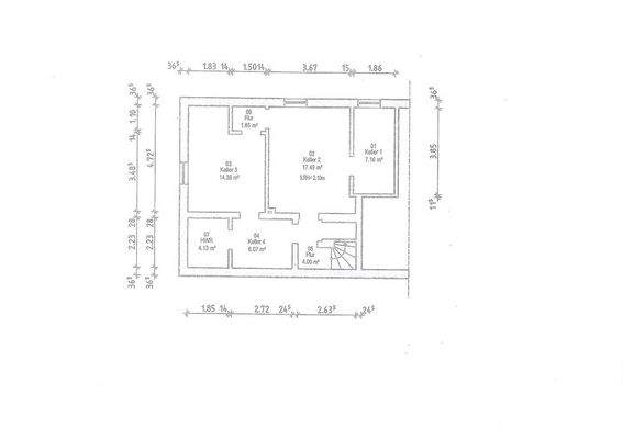 Grundriss Kellergeschoss