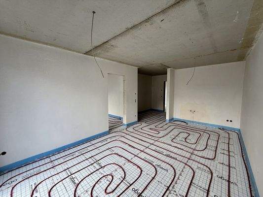 Wohn- und Esszimmer mit offener Küche