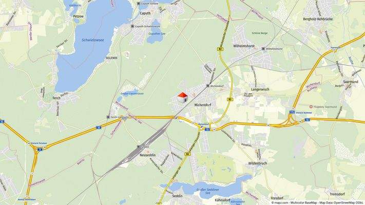 Geolyzer Kartenausschnitt