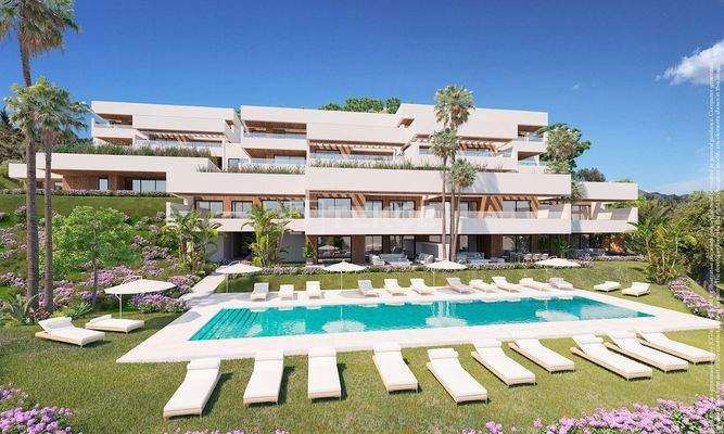 New Built Flats in Complex with Health Club in Marbella Ojen
