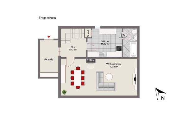 Grundriss Erdgeschoss