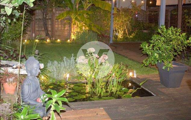 Impression Garten / Abends