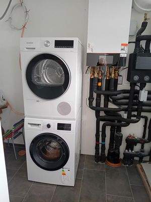 Technikraum mit WaMa&Trockner