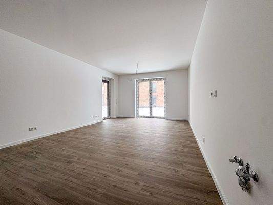 Wohnküche WE 2 mit Terrasse