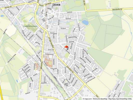 Geolyzer Kartenausschnitt