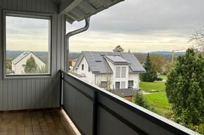 Blick vom Balkon